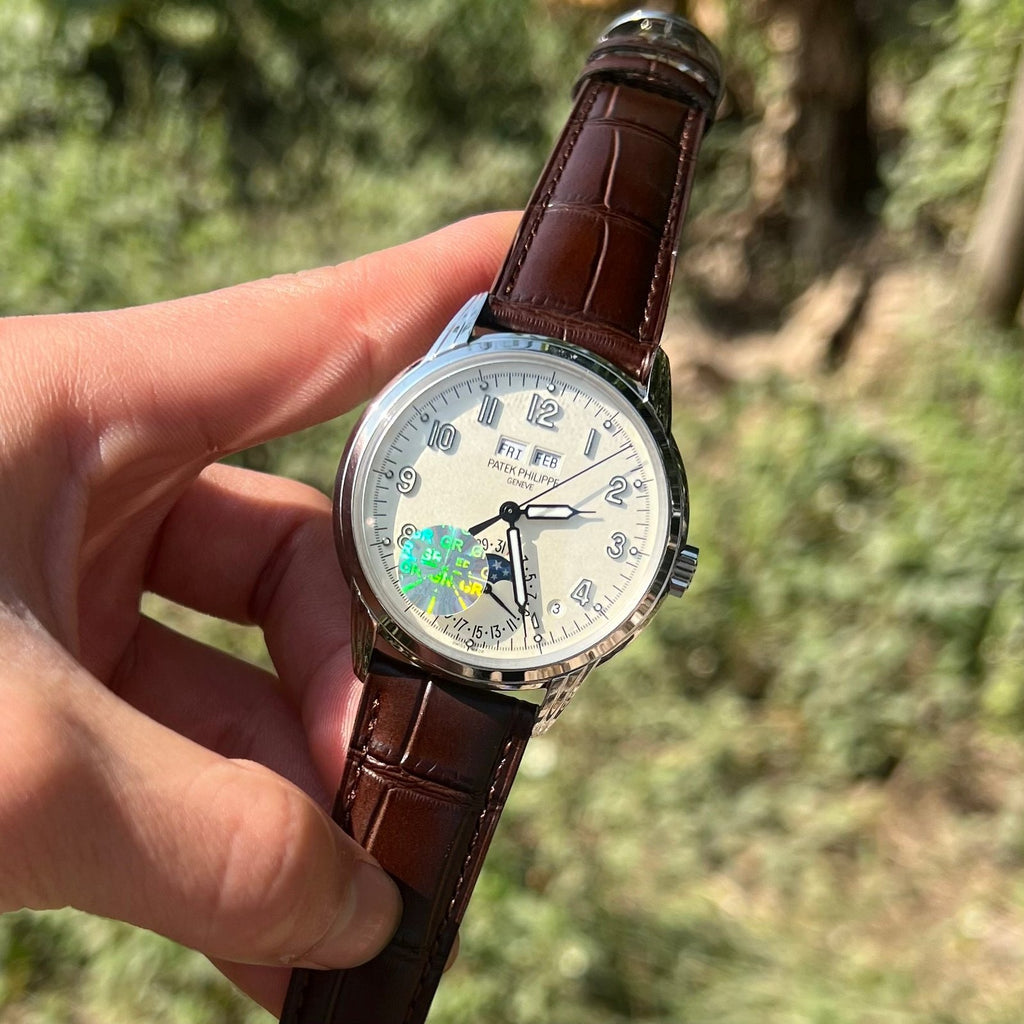 Patek Philippe Complications 5320G Watch Leather Strap 40mm