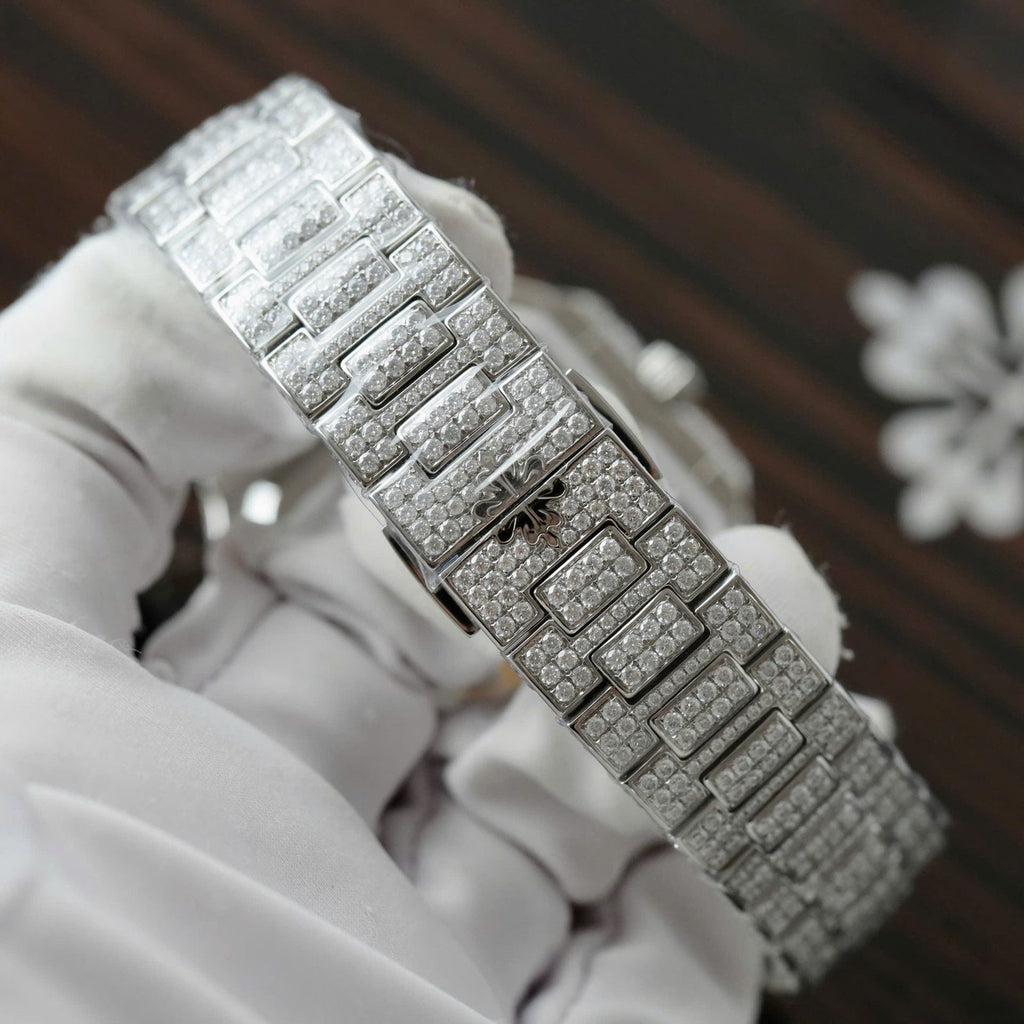 Patek Philippe Cubitus 5821 Watch Diamonds Moissanite 45mm