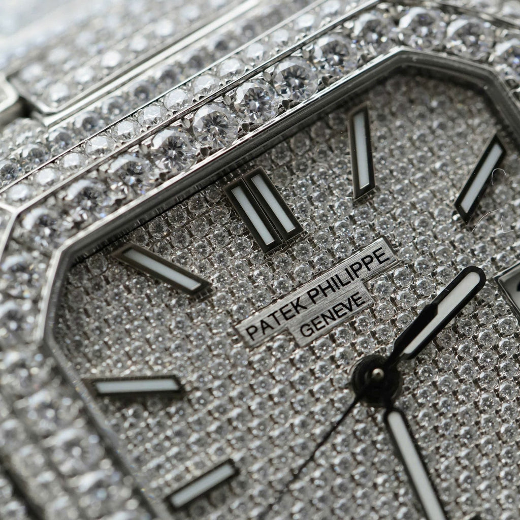Patek Philippe Cubitus 5821 Watch Diamonds Moissanite 45mm