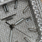 Patek Philippe Cubitus 5821 Watch Diamonds Moissanite 45mm