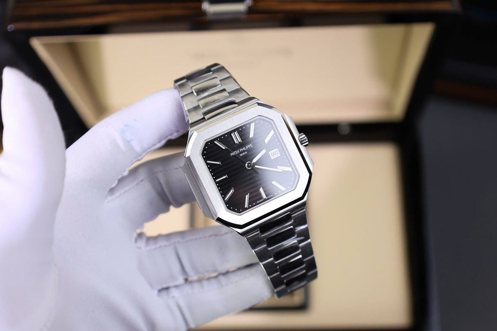 Patek Philippe Cubitus 5821 Watch Black Dial Stainless Steel 45mm
