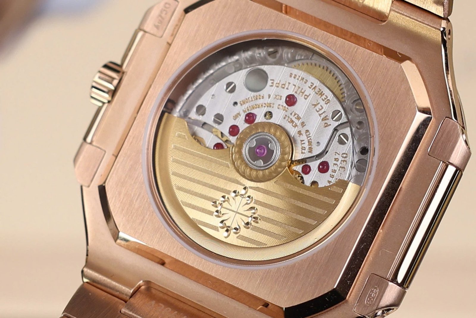 Patek Philippe Cubitus 5821 Watch Rose Gold White Dial 45mm