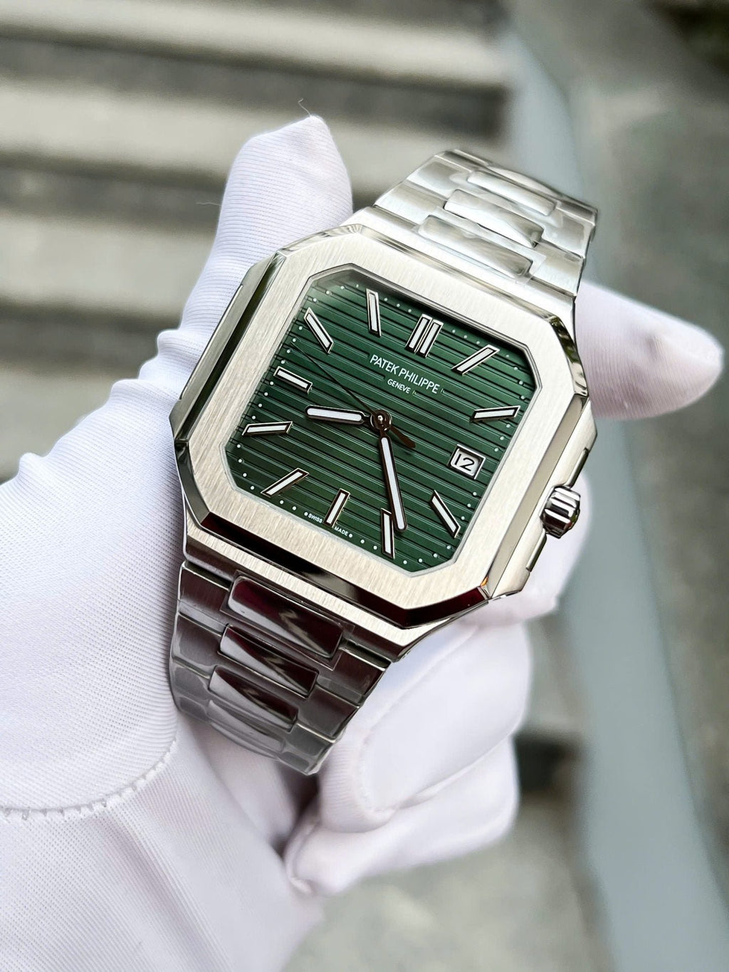 Patek Philippe Watch Cubitus 5821 Green Dial 45mm