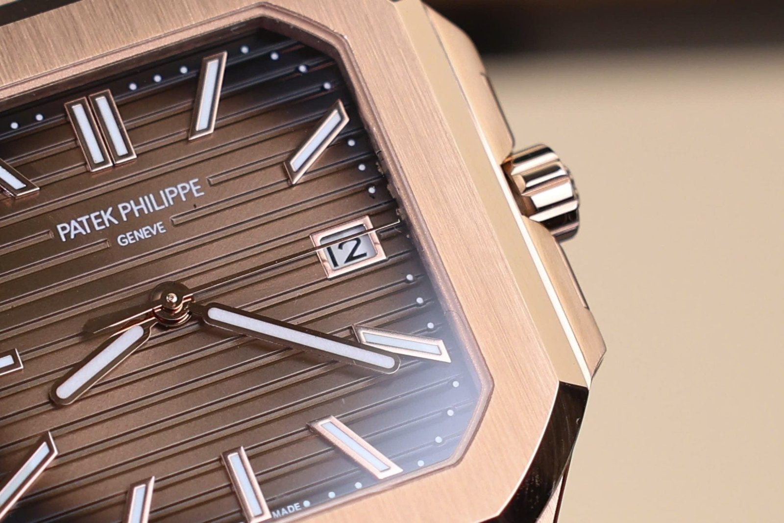 Patek Philippe Cubitus 5821 Rose Gold Watch Dial Chocolate 45mm