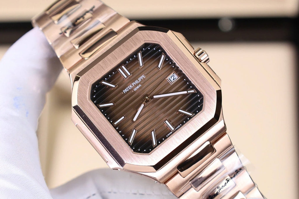 Patek Philippe Cubitus 5821 Rose Gold Watch Dial Chocolate 45mm