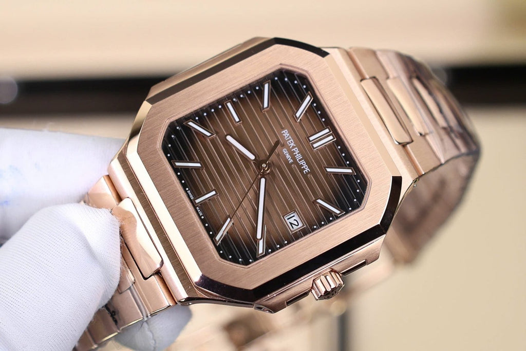 Patek Philippe Cubitus 5821 Rose Gold Watch Dial Chocolate 45mm