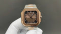 Patek Philippe Cubitus 5821 Demi Rose Gold Watch Dial Chocolate 45mm