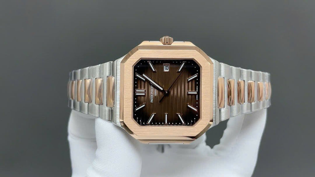 Patek Philippe Cubitus 5821 Demi Rose Gold Watch Dial Chocolate 45mm