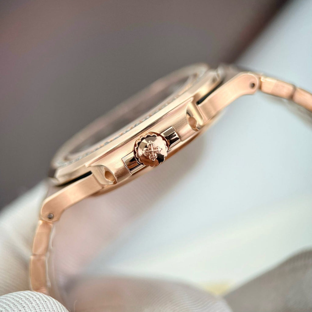 Patek Philippe 5711 Natural Diamond Watch 18K Gold Wrapped 40mm
