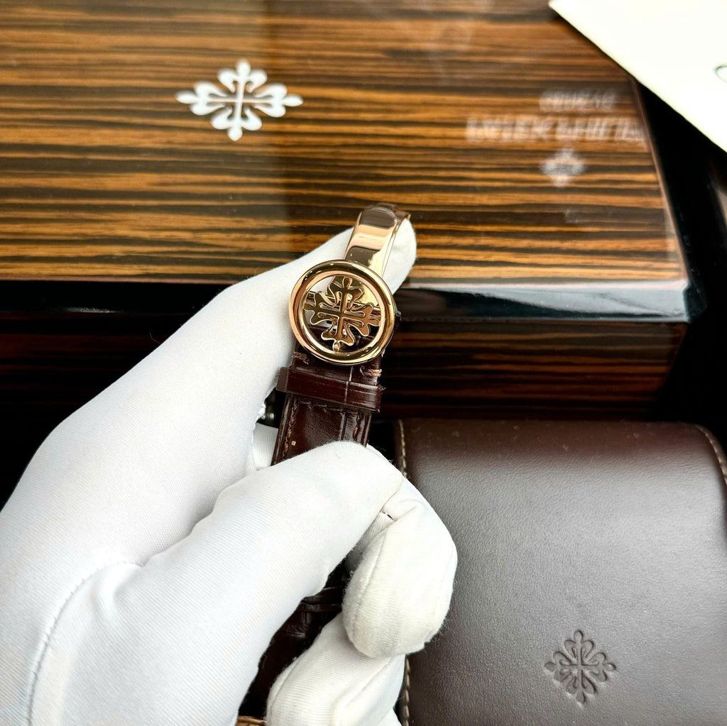 Patek Philippe Grand Complications 5270 Watch White Dial Leather Strap 41mm