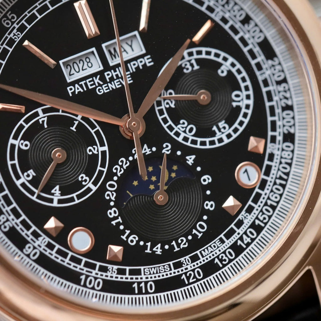 Patek Philippe Grand Complications 5270J Leather Strap Watch 41mm