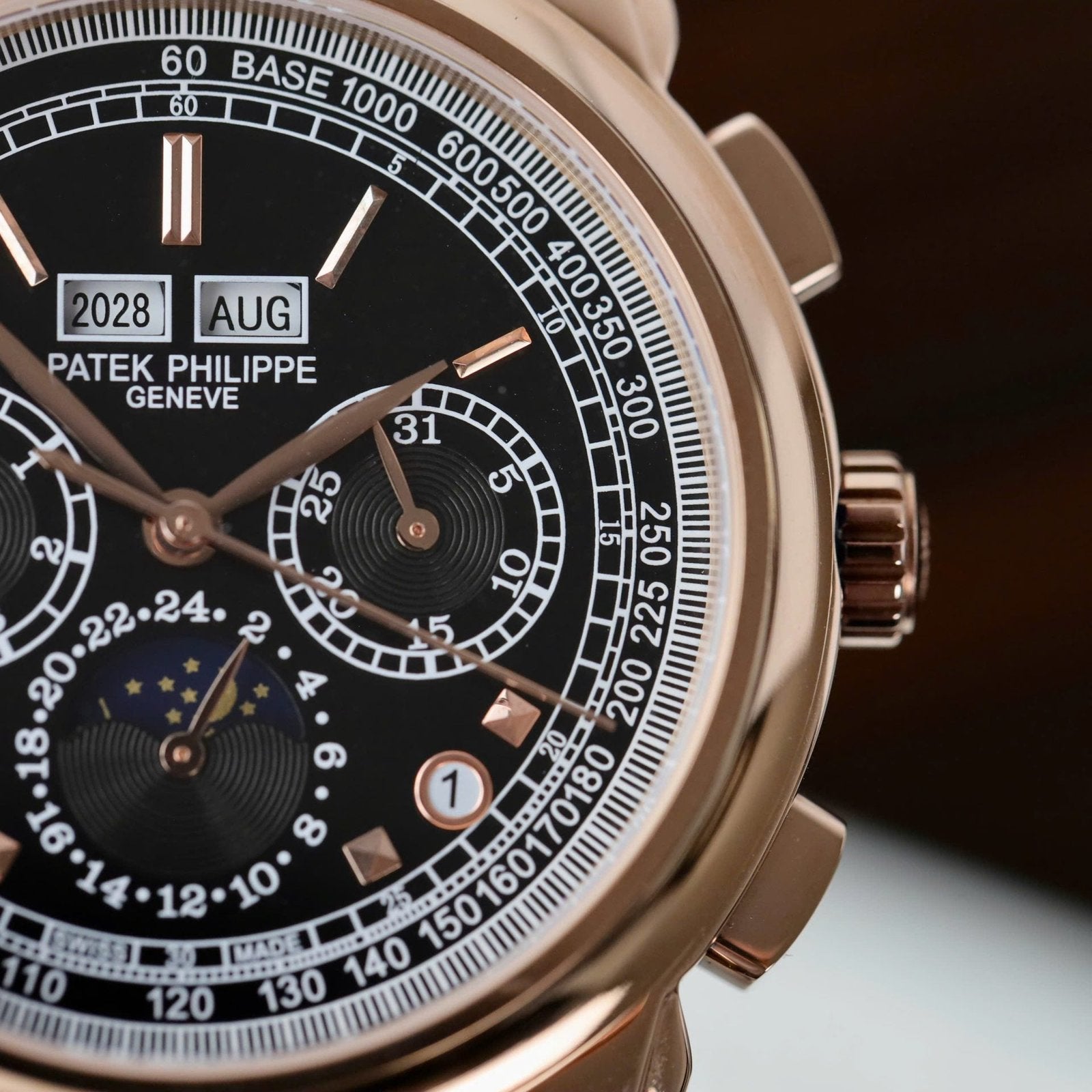 Patek Philippe Grand Complications 5270J Leather Strap Watch 41mm
