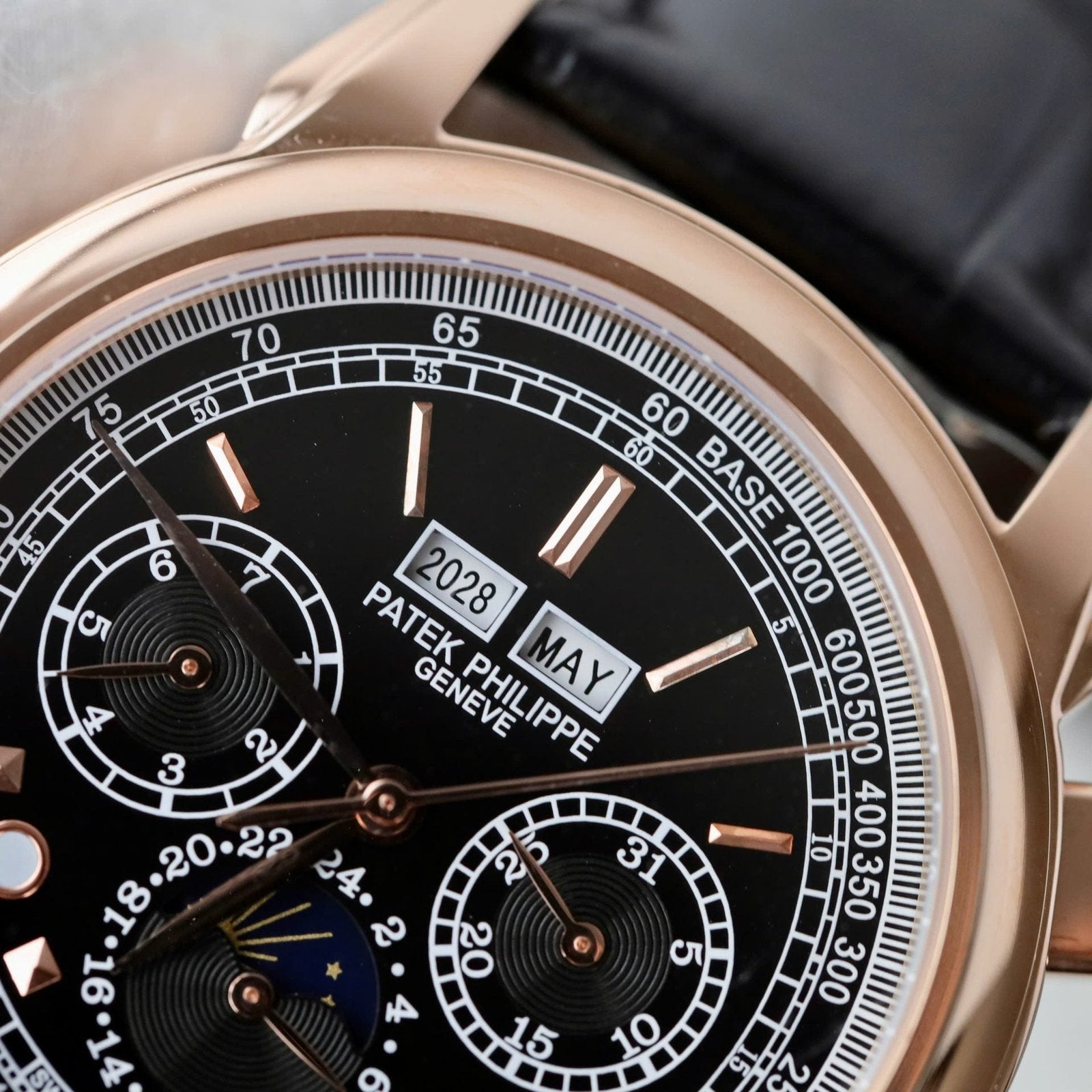 Patek Philippe Grand Complications 5270J Leather Strap Watch 41mm