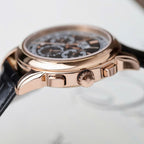 Patek Philippe Grand Complications 5270J Leather Strap Watch 41mm