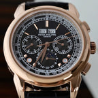Patek Philippe Grand Complications 5270J Leather Strap Watch 41mm