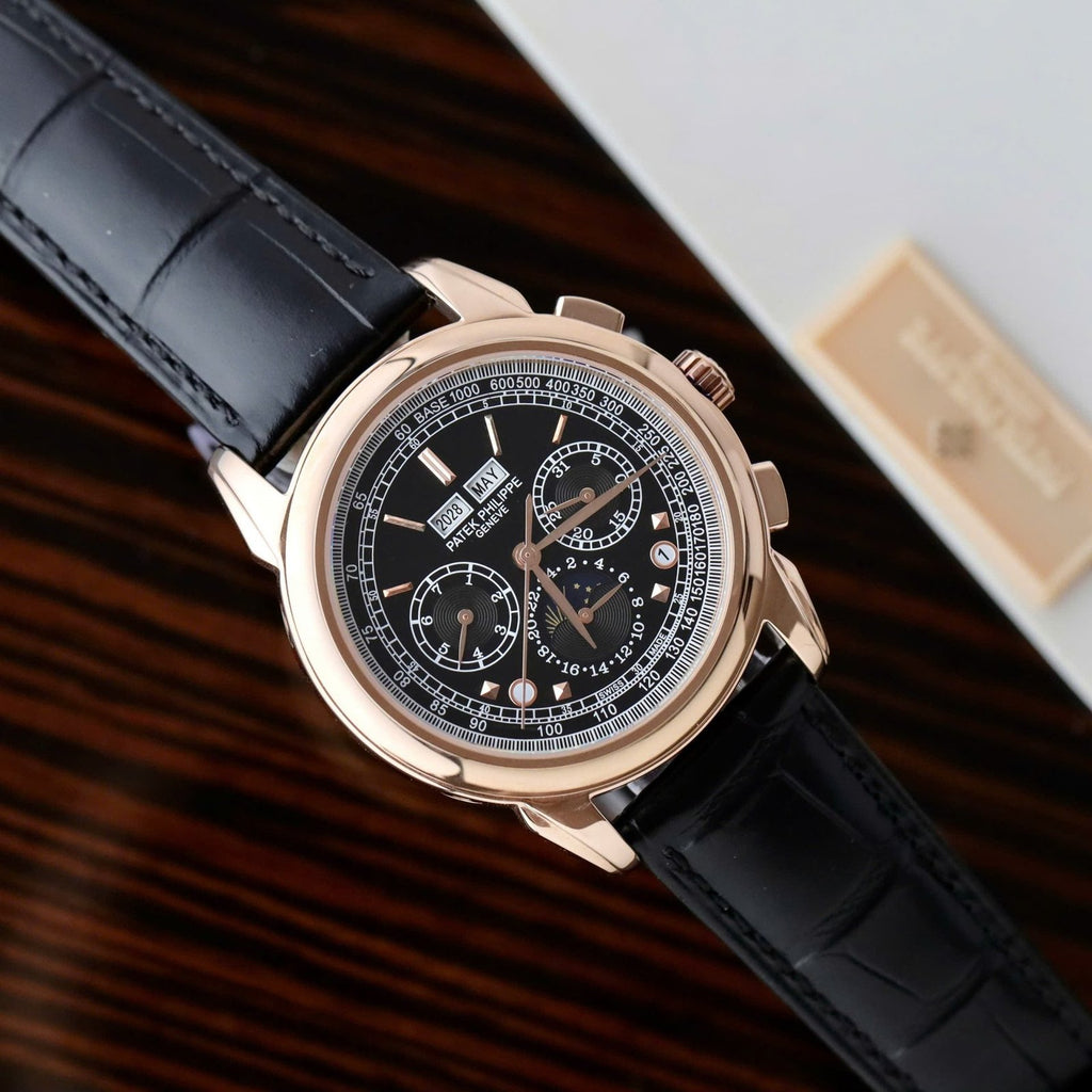 Patek Philippe Grand Complications 5270J Leather Strap Watch 41mm