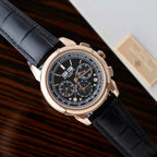 Patek Philippe Grand Complications 5270J Leather Strap Watch 41mm