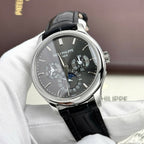 Patek Philippe Grand Complications 5327 Watches Gray Dial Leather Strap 40mm