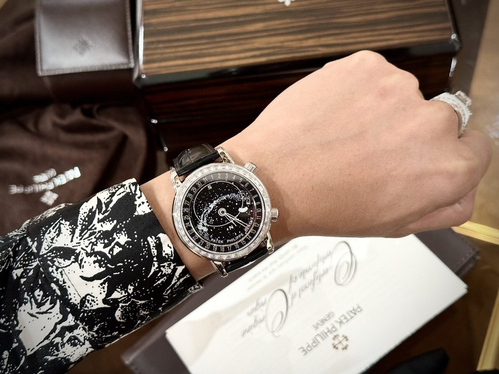Patek Philippe Grand Complications 6104G Watch Black 44mm