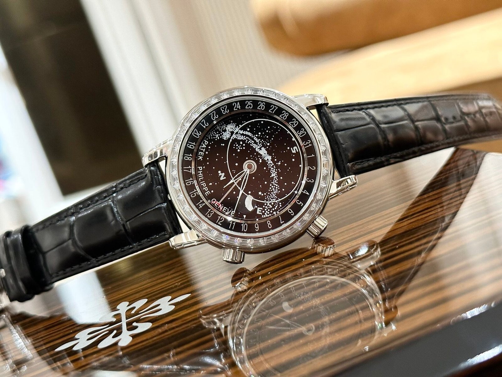 Patek Philippe Grand Complications 6104G Watch Black 44mm