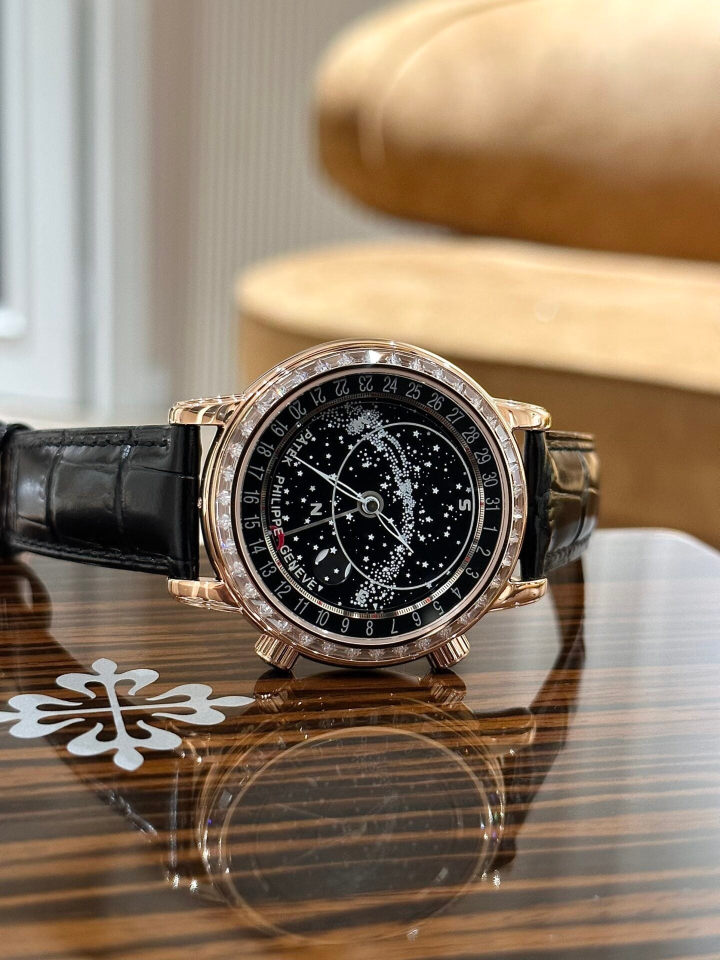 Patek Philippe Grand Complications 6104R Watch Rose Gold 44mm