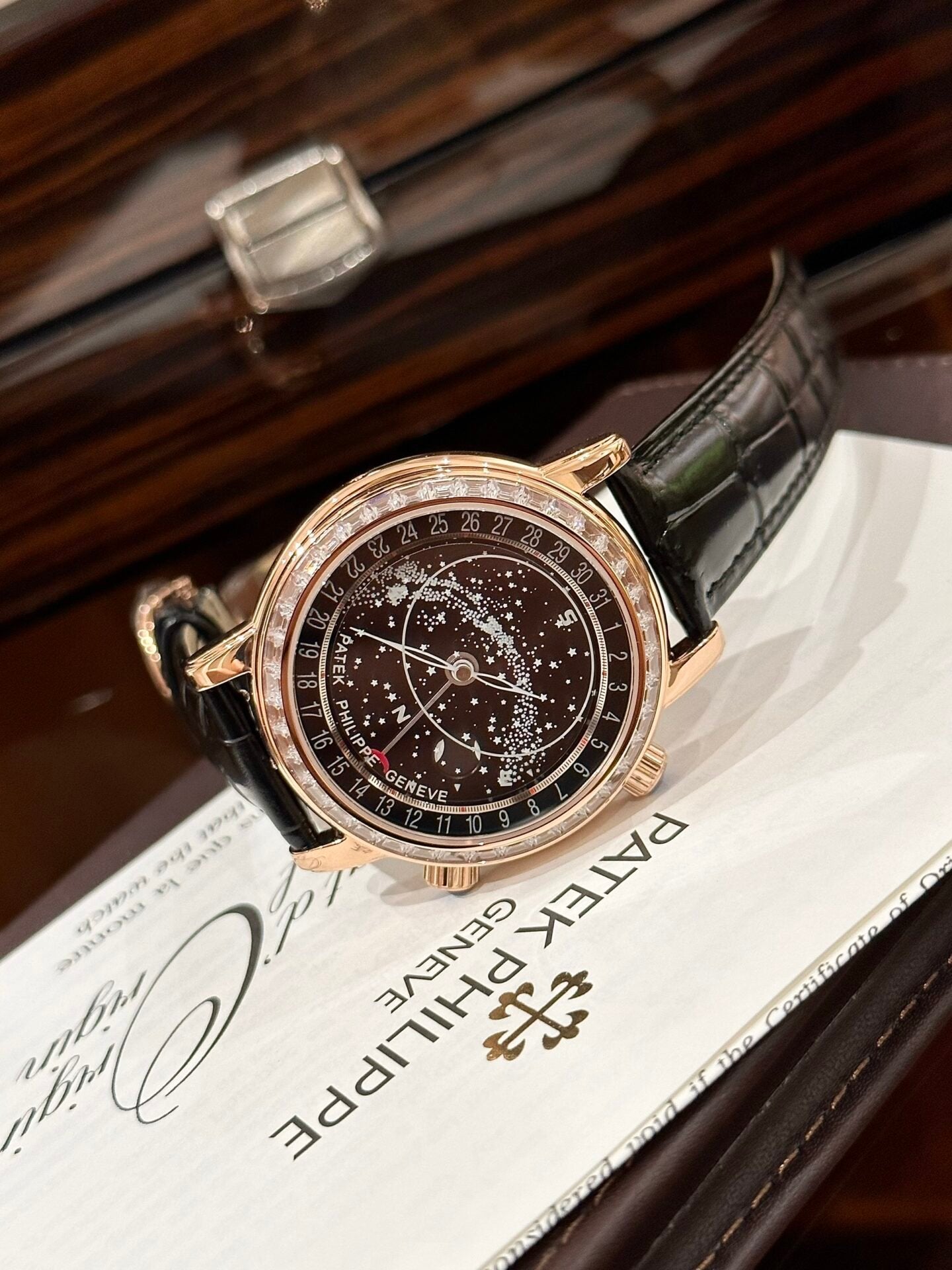 Patek Philippe Grand Complications 6104R Watch Rose Gold 44mm