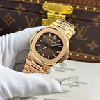 Patek Philippe Nautilus 5711 Max Option 18K Gold Wrapped Chocolate Dial 40mm