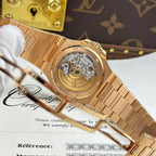 Patek Philippe Nautilus 5711 Max Option 18K Gold Wrapped Chocolate Dial 40mm
