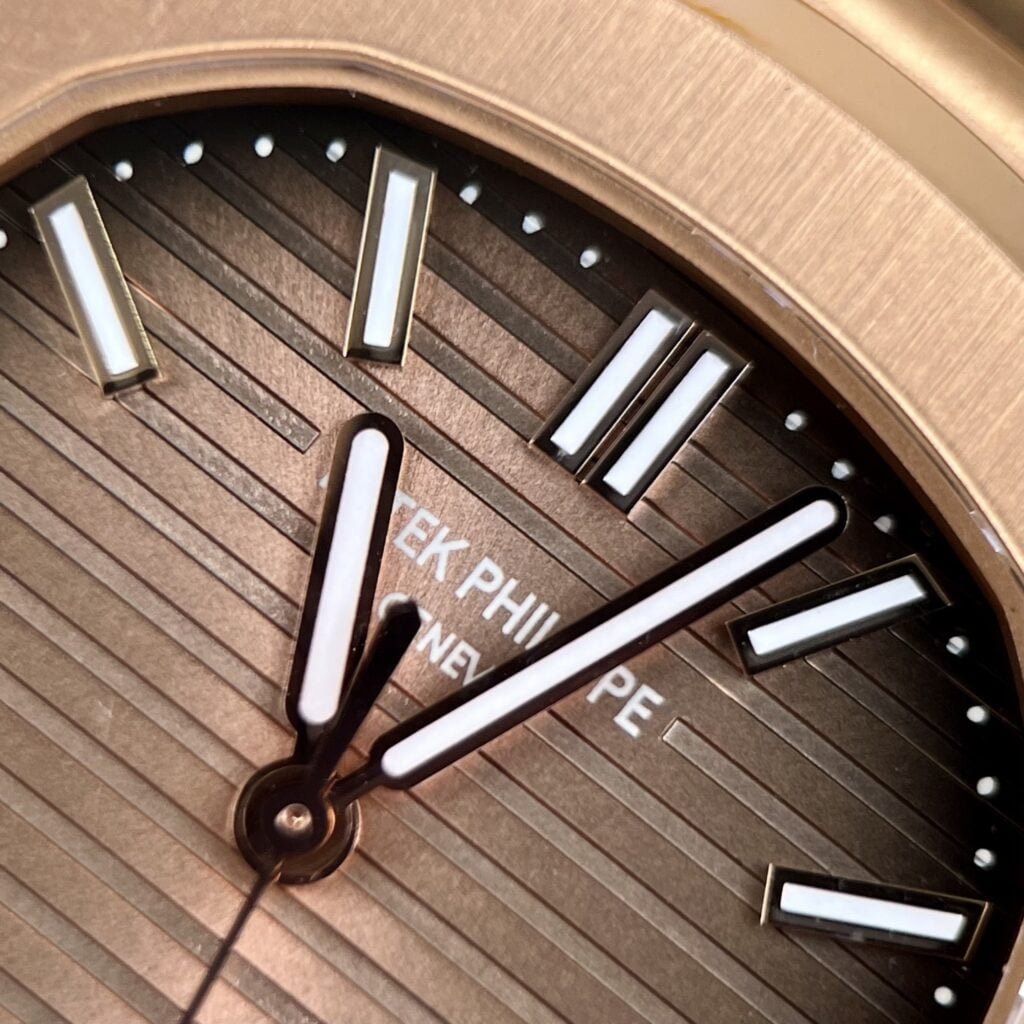 Patek Philippe Watch Nautilus 5711 Gold Wrapped Brown Dial 40mm