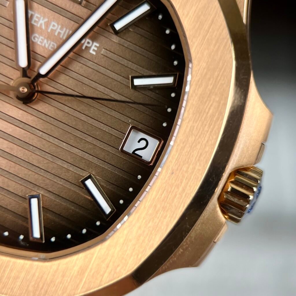 Patek Philippe Watch Nautilus 5711 Gold Wrapped Brown Dial 40mm