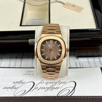 Patek Philippe Watch Nautilus 5711 Gold Wrapped Brown Dial 40mm