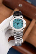 Patek Philippe Nautilus 5711 Tiffany Dial Metal Wire Watch 40mm