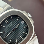 Patek Philippe Nautilus 5711 Watch White Rubber Strap 40mm