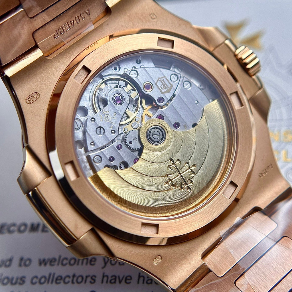 Patek Philippe Nautilus 5711 Brown Dial Rose Gold Case 40mm