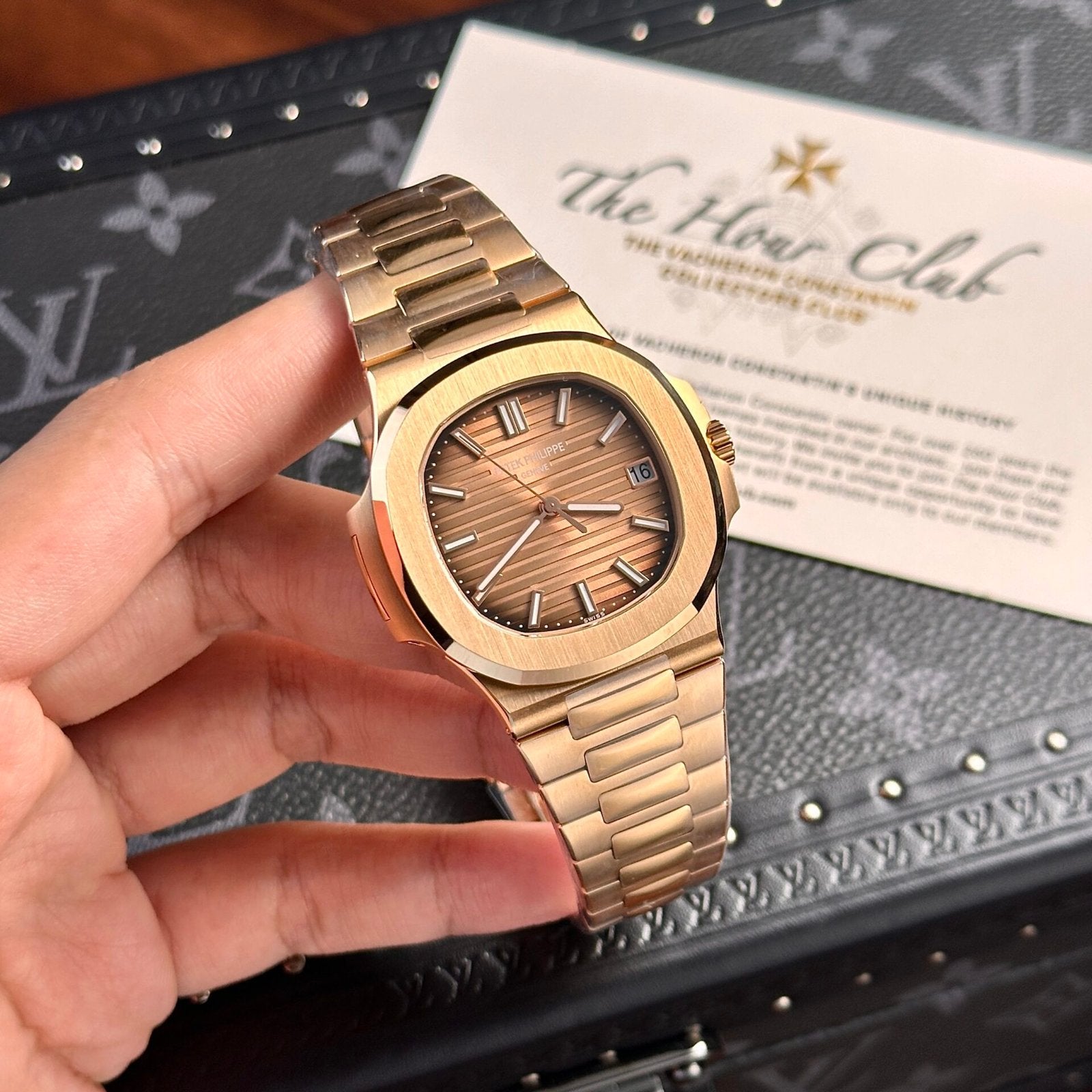 Patek Philippe Nautilus 5711 Brown Dial Rose Gold Case 40mm