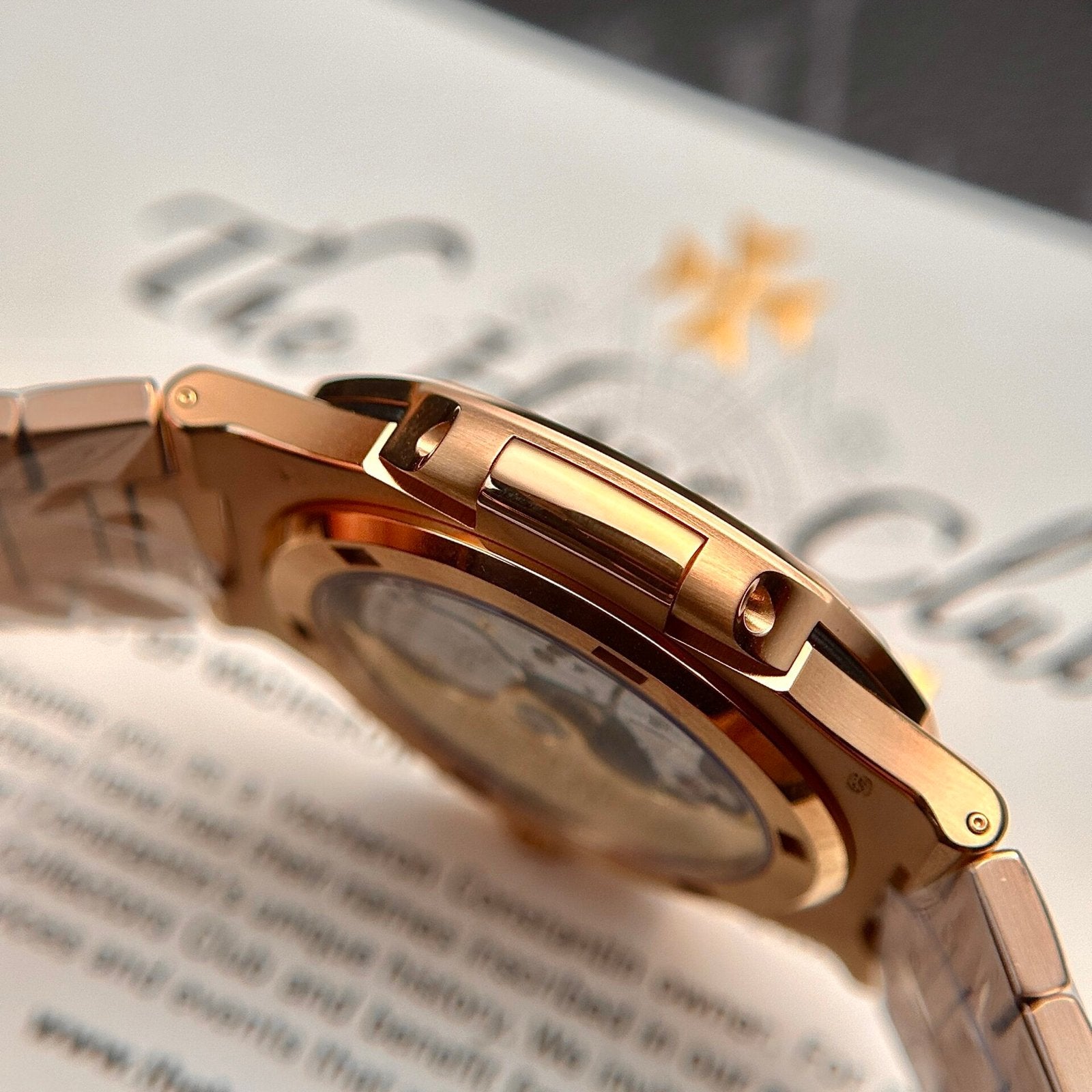 Patek Philippe Nautilus 5711 Brown Dial Rose Gold Case 40mm