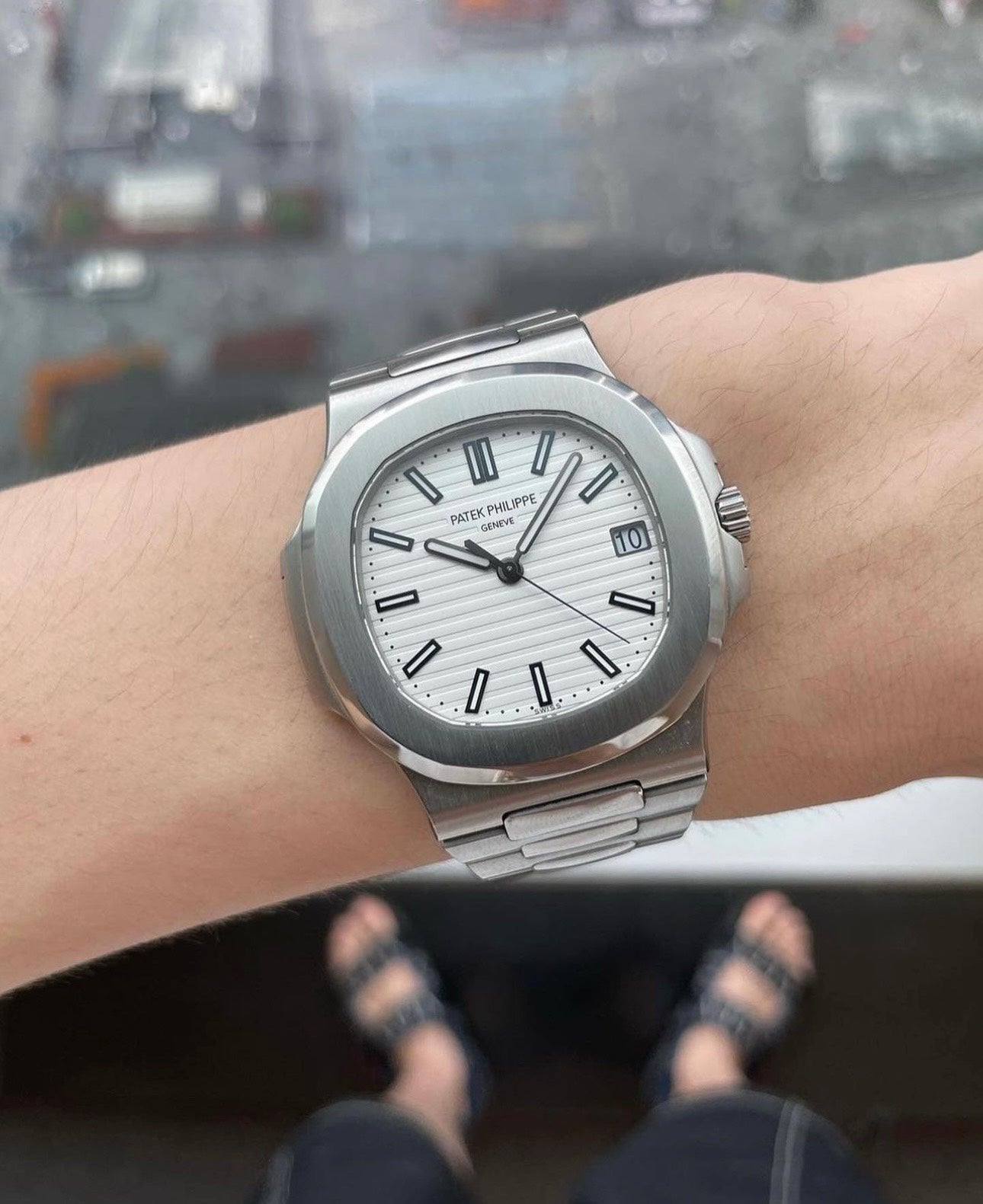 Patek Philippe Nautilus 5711 White Dial Watch 40mm