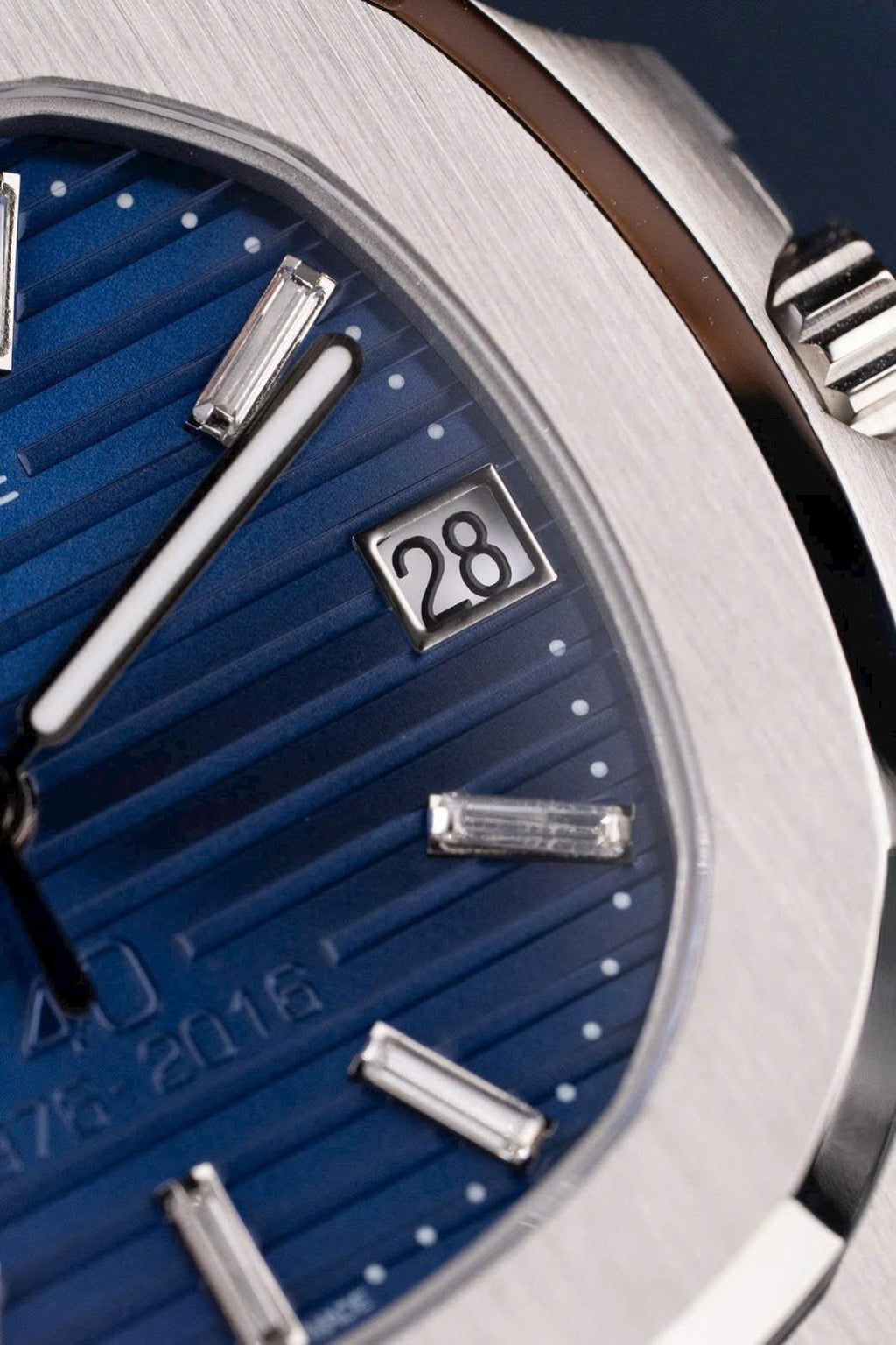 Patek Philippe Nautilus 5711 Watch 40th Anniversary Dial Blue 40mm