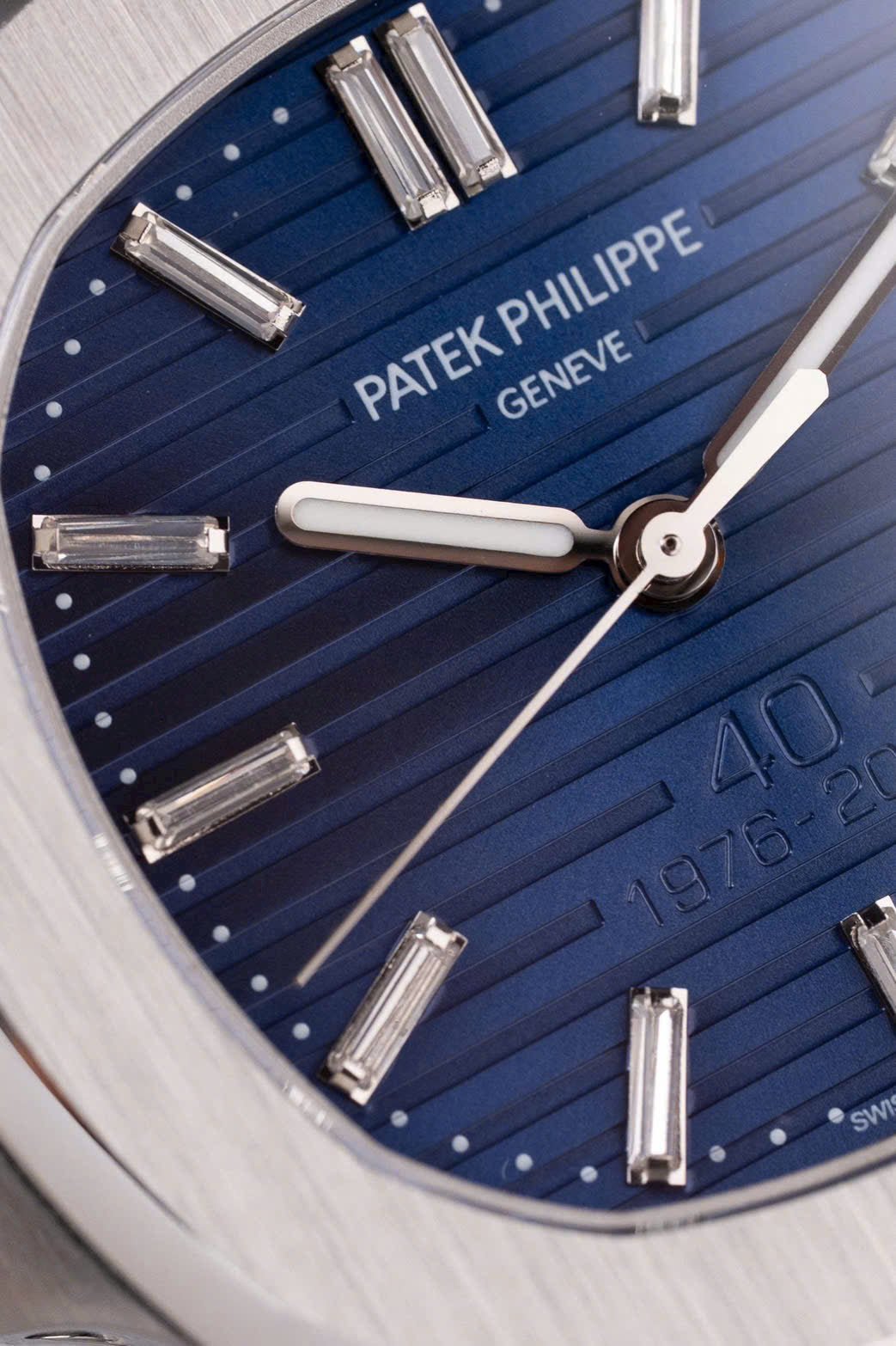 Patek Philippe Nautilus 5711 Watch 40th Anniversary Dial Blue 40mm
