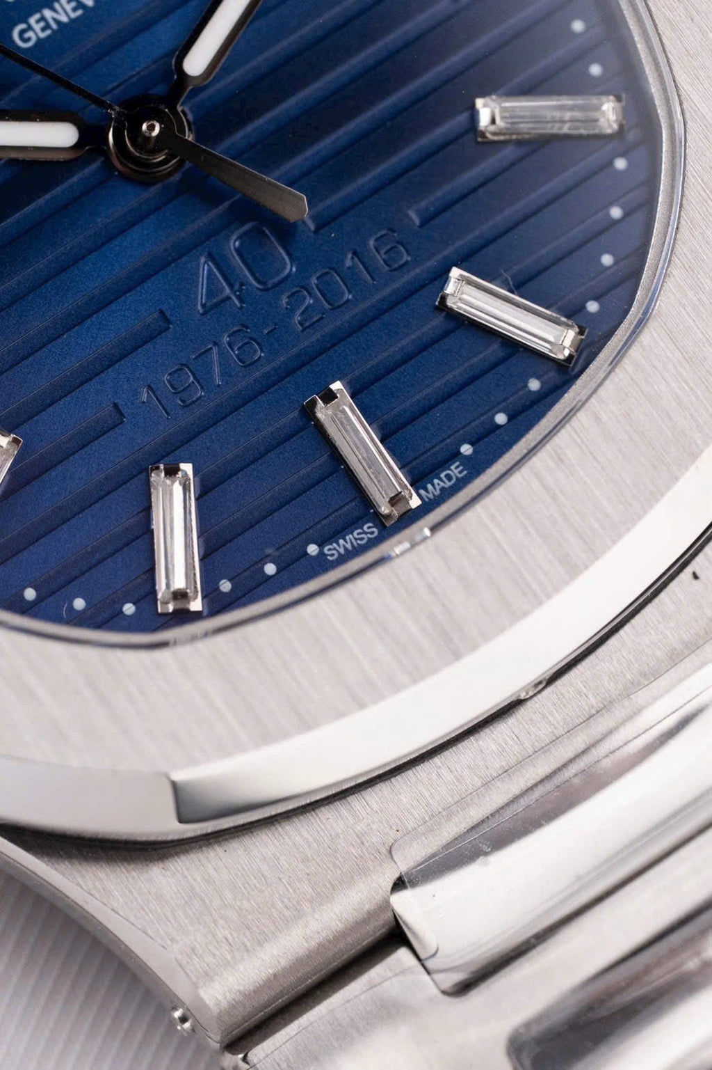 Patek Philippe Nautilus 5711 Watch 40th Anniversary Dial Blue 40mm