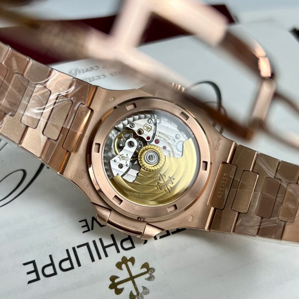 Patek Philippe Watch Nautilus 5711 Gold Wrapped Moissanite Diamonds 40mm