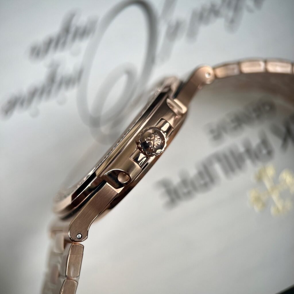Patek Philippe Watch Nautilus 5711 Gold Wrapped Moissanite Diamonds 40mm