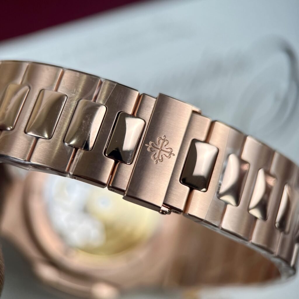 Patek Philippe Watch Nautilus 5711 Gold Wrapped Moissanite Diamonds 40mm