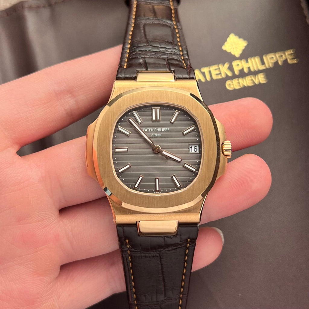 Patek Philippe Nautilus 5711 Watch Leather Strap 40mm
