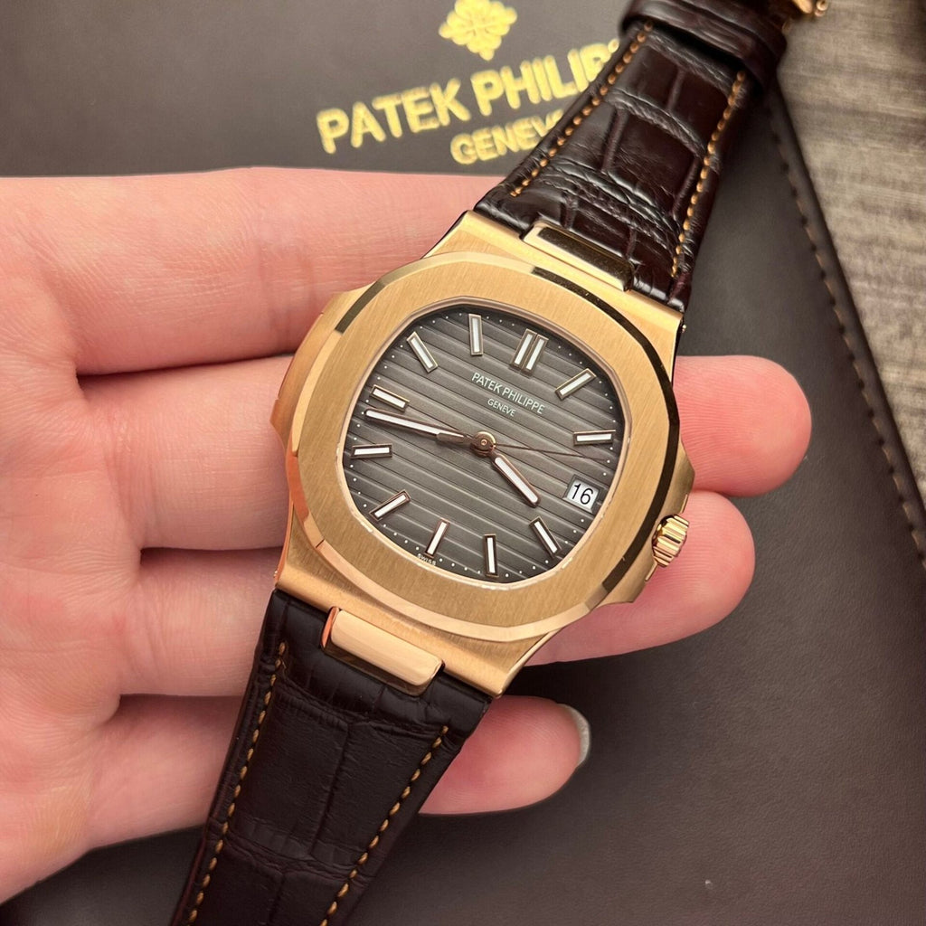 Patek Philippe Nautilus 5711 Watch Leather Strap 40mm