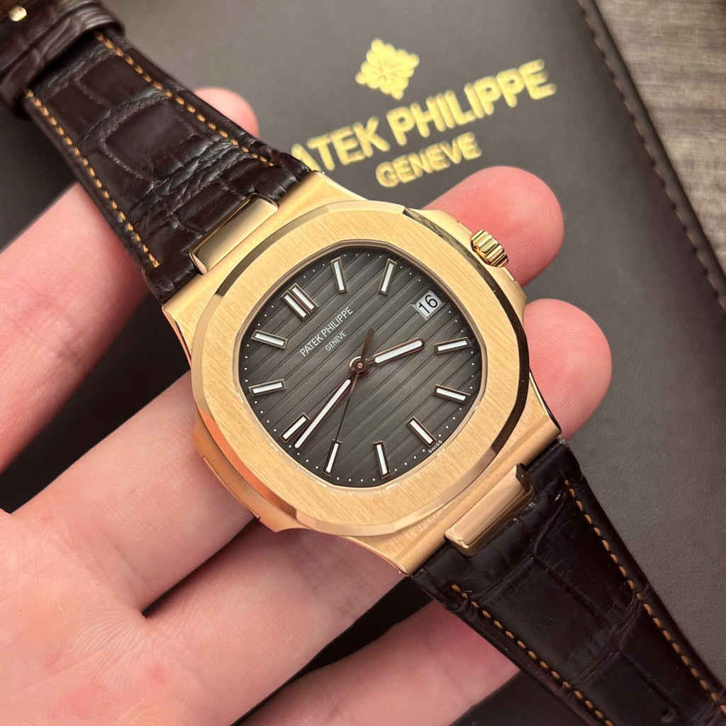 Patek Philippe Nautilus 5711 Watch Leather Strap 40mm