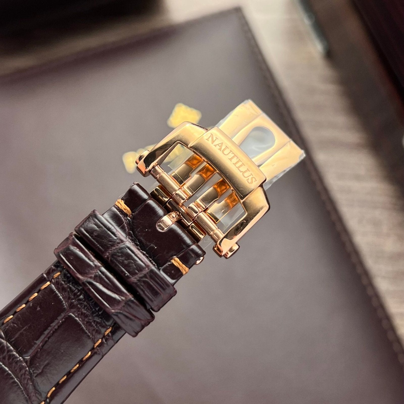 Patek Philippe Nautilus 5711 Watch Leather Strap 40mm