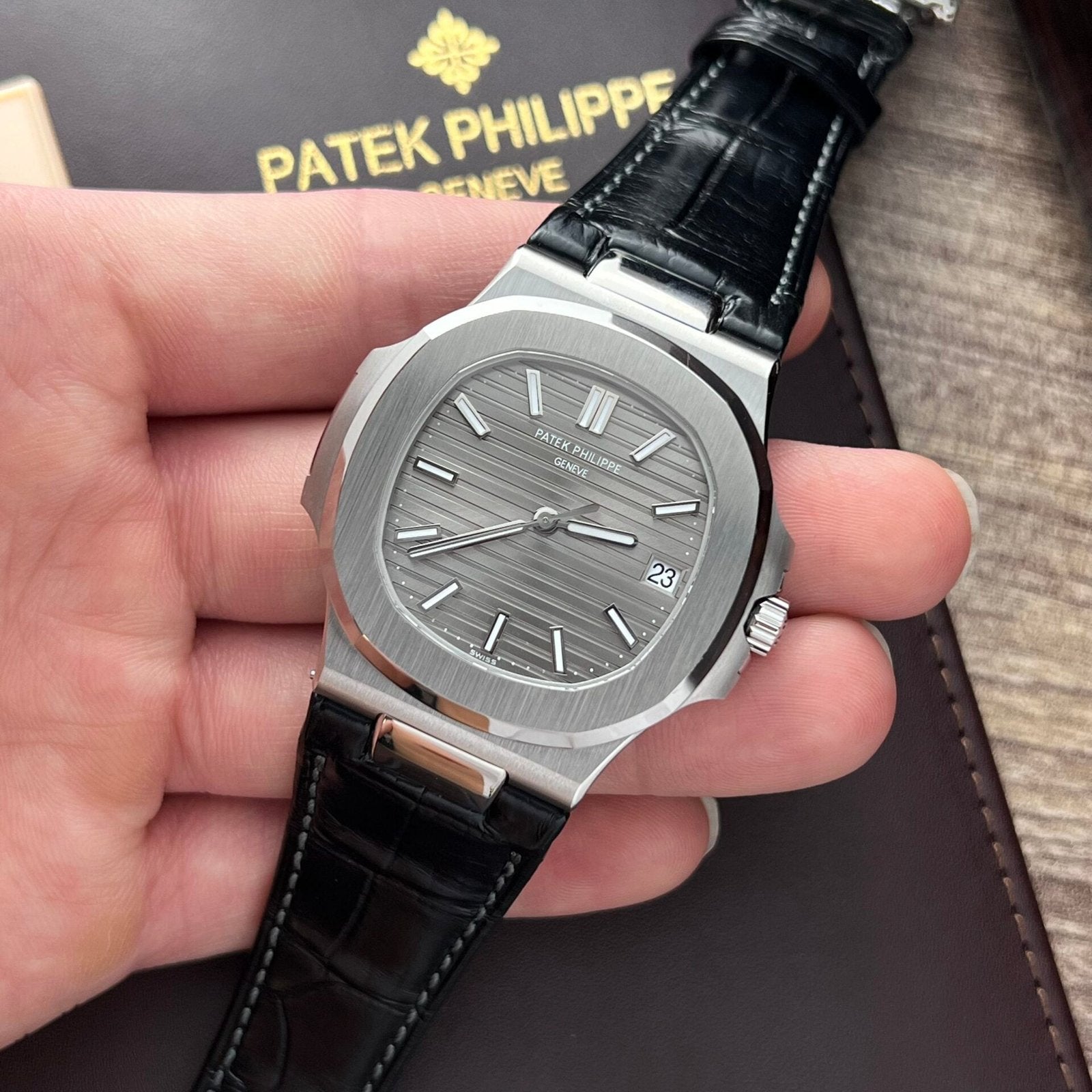 Patek Philippe Nautilus 5711 Watch Gray Dial 40mm