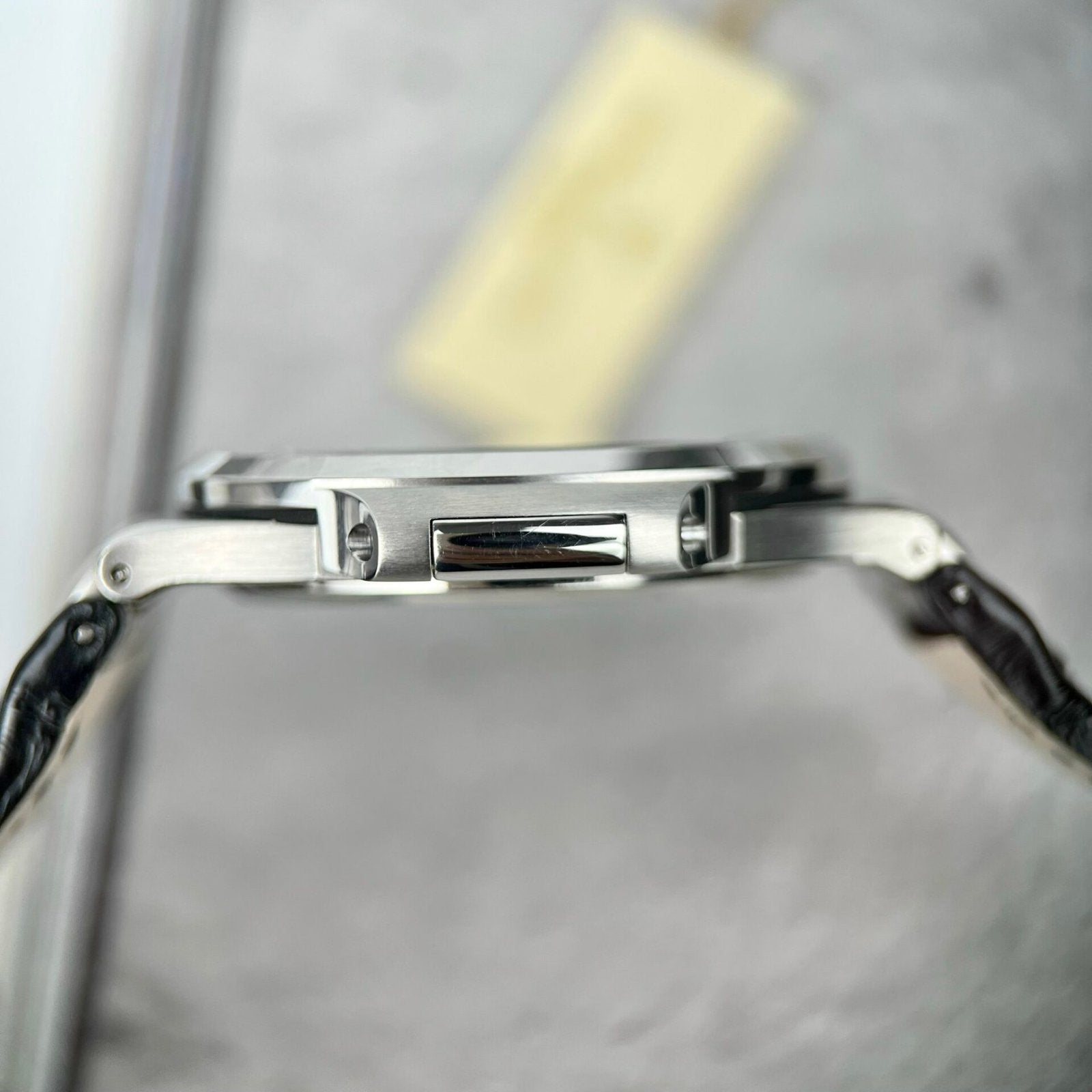 Patek Philippe Nautilus 5711 Watch Leather Strap Green Dial 40mm