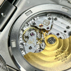 Patek Philippe Nautilus 5711 Watch Leather Strap Green Dial 40mm